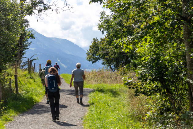 Freundliches Septemberwetter Die Sonne scheint auf die Landschaft im Allgäu., Oberstdorf Bayern Deutschland