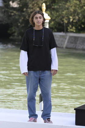 September 11, 2026, Venice Lido, Italy: Giacomo Covi seen at the Lido pier of Excelsior Hotel for 83 Venice Film festival. Venice Lido Italy - ZUMAs197 20260911_aaa_s197_141 Copyright: xMarioxCartellix
