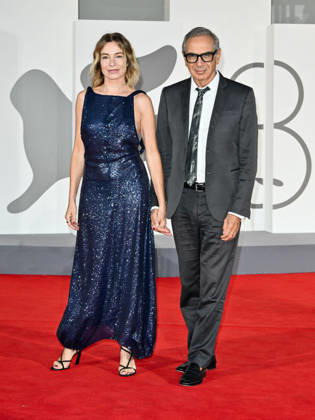 IPA88407050 - Venice, 83rd Venice International Film Festival 2026 - Night 10 - Red carpet for the Nuovo IMAIE Award. Pictured: Stefania Rocca, Carlo Capasa  Copyright: xSimonexComix xPoolxPhotoxEventsx08x IPA88407050