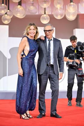 September 11, 2026, Venice, Rome, Italy: Stefania Rocca and Carlo Capasa, President of the National Chamber of Italian Fashion, during the red carpet for the new IMAIE Award, 83rd Venice Film Festival. Venice, September 11, 2026 Venice Italy - ZUMAa289 20260911_zia_a289_423 Copyright: xMariaxLauraxAntonellix xAgfx