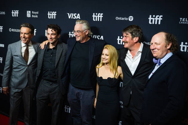 September 11, 2026, Toronto, On, Canada: The cast and director of The Stunt Driver are pictured on the red carpet for the film at the Toronto International Film Festival in Toronto, on Friday, Sept. 11, 2026. Toronto Canada - ZUMAc35_ 20260911_zaf_c35_391 Copyright: xLauraxProctorx