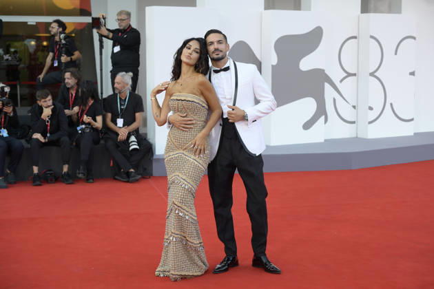 September 11, 2026, Venice Lido, Italy: Pietro Tartaglione and Rosa Perrotta attend the red carpet of the movie Ritorno a Buenos Aires during the 83rd Venice International Film Festival at Palazzo del Cinema in Venice Lido. Venice Lido Italy  - ZUMAs197 20260911_aaa_s197_523 Copyright: xMarioxCartellix