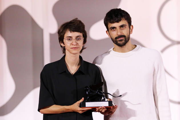 Italy, Lido di Venezia, September 12, 2026 - The Winners photocall of official Awards during the 83rd Venice International Film Festival. Europe, Italy, Lido di Venezia, September 12, 2026: Rachel Szor and Yuval Abraham pose with the Special Jury Prize Award for Naza at the Winners Photocall during the 83rd Venice International Film Festival at Sala Grande on September 12, 2026 in Venice, Italy., Credit:Ottavia Da Re Agenzia Sintesi Avalon Italy, Venice Copyright: xOttaviaxDaxRex xAgenziaxSintesix xAvalonx 1134128080