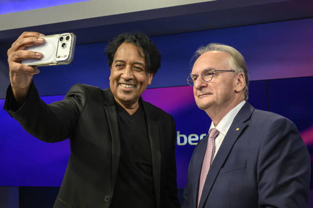im Bild v.l.: GER, Berlin, Studio, zu Gast bei Maischberger, politische Talkshow, TV, Format, mit Moderatorin Sandra Maischberger, Das Erste, aus Adlershof Am Studio 20, 15.09.2026, Copyright: HMBxMedia UwexKoch