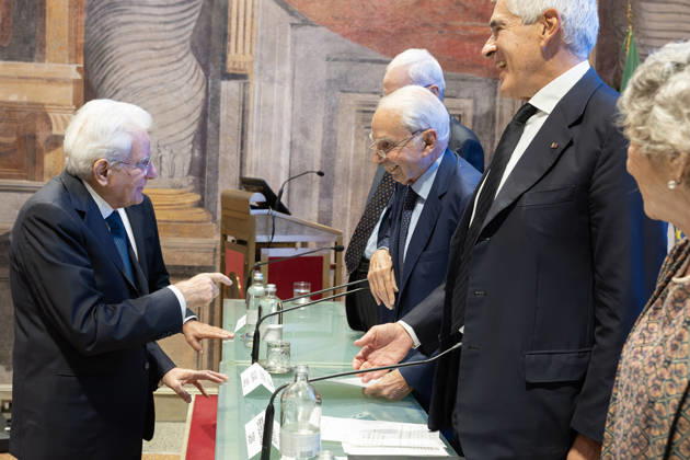 September 16, 2026, Rome, Rome, Italy: President of the Republic Sergio Mattarella speaks at the commemoration ceremony for President Emeritus Carlo Azeglio Ciampi, on the 10th anniversary of his death, Rome, 16 09 2026 Rome Italy  - ZUMAa289 20260916_zia_a289_018 Copyright: xFrancescoxAmmendolax xAgfx