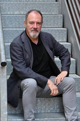 IPA88634710 - Rome: Rai Studios on Via Teulada. Photocall for the show *Misteri dimenticati*—*Blu notte* with Carlo Lucarelli. Pictured: Carlo Lucarelli Copyright: xMaurizioxD Avanzox xMaurizioxDxAvanzox IPA88634710