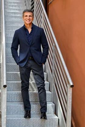 IPA88635714 - Rome: RAI Studios on Via Teulada. Photocall for the show *Il cacciatore di sogni*. Pictured: Stefano Buttafuoco Copyright: xMaurizioxD Avanzox xMaurizioxDxAvanzox IPA88635714