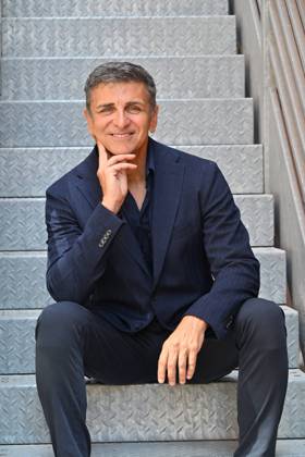 IPA88635760 - Rome: Rai Studios on Via Teulada. Photocall for the show *Il cacciatore di sogni*. Pictured: Stefano Buttafuoco Copyright: xMaurizioxD Avanzox xMaurizioxDxAvanzox IPA88635760
