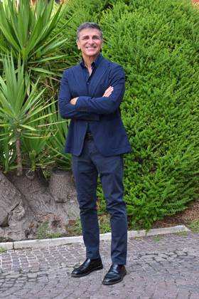 IPA88635597 - Rome: Rai Studios on Via Teulada. Photocall for the show *Il cacciatore di sogni*. Pictured: Stefano Buttafuoco Copyright: xMaurizioxD Avanzox xMaurizioxDxAvanzox IPA88635597