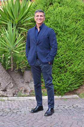 IPA88635599 - Rome: Rai Studios on Via Teulada. Photocall for the show *Il cacciatore di sogni*. Pictured: Stefano Buttafuoco  Copyright: xMaurizioxD Avanzox xMaurizioxDxAvanzox IPA88635599