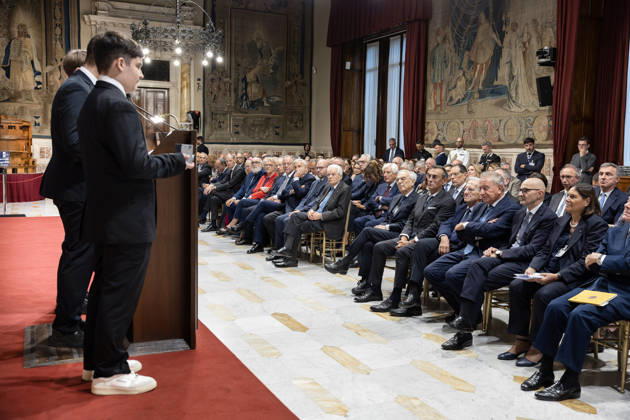September 18, 2026, Rome, Rome, Italy: President of the Republic Sergio Mattarella at the 2nd Day of Italian Internees in German Concentration Camps during the Second World War, Rome, 18 09 2026 Rome Italy  - ZUMAa289 20260918_zia_a289_053 Copyright: xAmmendolaxUffxStampax xAgfx