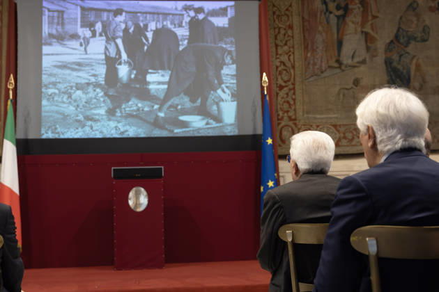 September 18, 2026, Rome, Rome, Italy: President of the Republic Sergio Mattarella at the 2nd Day of Italian Internees in German Concentration Camps during the Second World War, Rome, 18 09 2026 Rome Italy  - ZUMAa289 20260918_zia_a289_056 Copyright: xAmmendolaxUffxStampax xAgfx