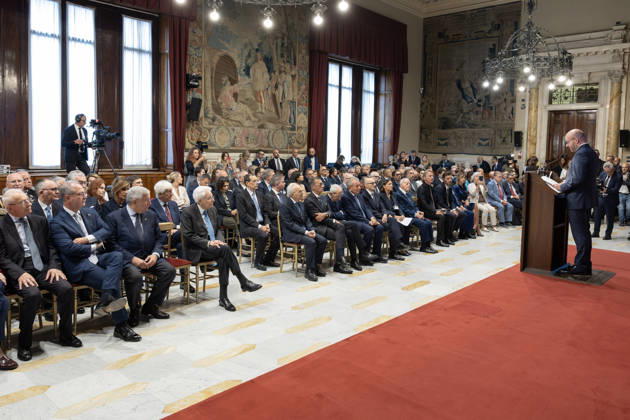 September 18, 2026, Rome, Rome, Italy: President of the Republic Sergio Mattarella at the 2nd Day of Italian Internees in German Concentration Camps during the Second World War, Rome, 18 09 2026 Rome Italy  - ZUMAa289 20260918_zia_a289_058 Copyright: xAmmendolaxUffxStampax xAgfx