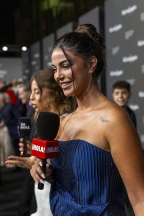 September 18, 2026, Madrid, Madrid, Spain: CLAUDIA RODRIGUEZ speaks to the press during the closing party for MBFW Madrid at the Reina SofoÂa Museum on September 18, 2026, in Madrid, Spain. Madrid Spain - ZUMAc312 20260918_zsp_c312_163 Copyright: xOscarxManuelxSanchezx