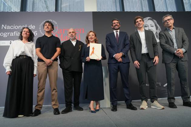 Carmen Machi, 2026 National Film Award Winner Actress Carmen Machi 4i, screenwriter Diego San José 2i, director Félix Sabroso 3i, Minister of Culture Ernest Urtasun 3d, and the mayor of Donosti, Jon Insausti 2d, during the ceremony to present the National Film Award to Carmen Machi on September 19, 2026, in San Sebastián, Guipúzcoa, Basque Country, Spain. The National Film Award, presented as part of the San Sebastián Film Festival, recognizes the most outstanding contribution to Spanish cinema, preferably demonstrated through a work made public or professional work carried out during the year 2025, or, in duly justified exceptional cases, it is awarded in recognition of a lifetime achievement. SEPTEMBER 19, 2026 San Sebastián, Guipúzcoa, Copyright: xUnanuex 7785447