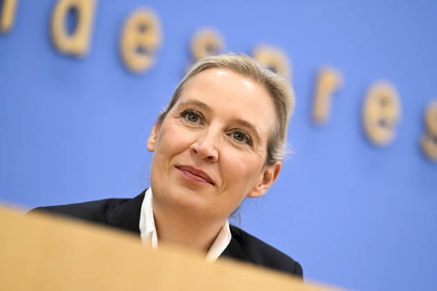 ABB BPK- Alice Weidel, Bundessprecherin der AfD und Co-Vorsitzende der AfD-Fraktion Thema AfD - Auswirkungen der Landtagswahlen in Berlin und Mecklenburg-Vorpommern auf die Bundespolitik Statment auf der BPK Bundespressekonferenz am 21.09.2026 in Berlin Berlin Deutschland