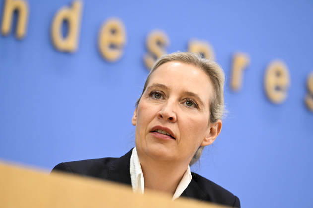 ABB BPK- Alice Weidel, Bundessprecherin der AfD und Co-Vorsitzende der AfD-Fraktion Thema AfD - Auswirkungen der Landtagswahlen in Berlin und Mecklenburg-Vorpommern auf die Bundespolitik Statment auf der BPK Bundespressekonferenz am 21.09.2026 in Berlin Berlin Deutschland