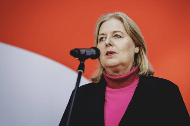 Baerbel Bas (SPD), Bundesministerin fuer Arbeit und Soziales, aufgenommen im Rahmen einer Pressekonferenz als Reaktion auf die Landtagswahl in Mecklenburg-Vorpommern sowie die Berliner Abgeordnetenhauswahl in Berlin, 21.09.2026. Waehrend Die Linke die Wahl in Berlin mit 25,7% vor der CDU gewonnen hat, siegte in Mecklenburg-Vorpommern die AfD mit 38,2% vor der SPD. Erstmals nicht ueber die 5%-Huerde geschafft hat es die CDU in Mecklenburg-Vorpommern. Berlin Deutschland Copyright: xFlorianxGaertnerx