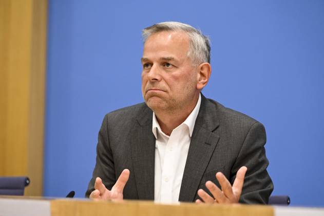 ABB BPK- Leif-Erik Holm, AfD-Mecklenburg-Vorpommern Spitzenkandidat Thema AfD - Auswirkungen der Landtagswahlen in Berlin und Mecklenburg-Vorpommern auf die Bundespolitik Statment auf der BPK Bundespressekonferenz am 21.09.2026 in Berlin Berlin Deutschland