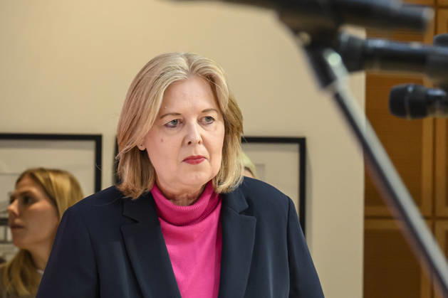 im Bild v.l.: Bärbel Bas, GER, Berlin, SPD Pressekonferenz nach den Wahlen in Berlin und Mecklenburg Vorpommern - MV, im Atrium, Willy-Brandt-Haus, Wilhelmstraße 141, 10963 Berlin, 21.09.2026, Copyright: HMBxMedia UwexKoch