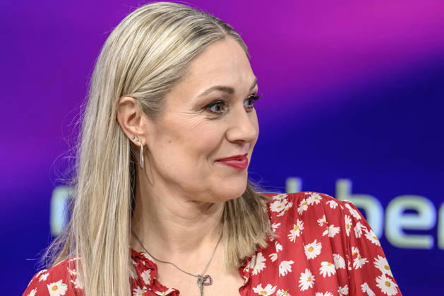 im Bild v.l.: Ruth Moschner (Moderatorin), GER, Berlin, Studio, zu Gast bei Maischberger, politische Talkshow, TV, Format, mit Moderatorin Sandra Maischberger, Das Erste, aus Adlershof Am Studio 20, 21.09.2026, Copyright: HMBxMedia UwexKoch