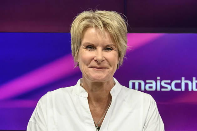 im Bild v.l.: Susanne Gaschke (NZZ), GER, Berlin, Studio, zu Gast bei Maischberger, politische Talkshow, TV, Format, mit Moderatorin Sandra Maischberger, Das Erste, aus Adlershof Am Studio 20, 21.09.2026, Copyright: HMBxMedia UwexKoch