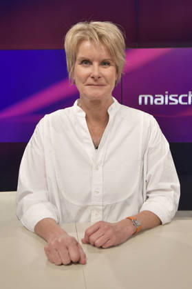 Susanne Gaschke in der ARD-Talkshow maischberger im Studio Berlin Adlershof. Berlin, 2.09.2026