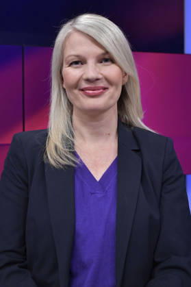Annett Meiritz in der ARD-Talkshow maischberger im Studio Berlin Adlershof. Berlin, 2.09.2026