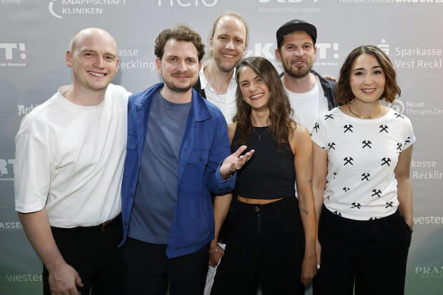 Gude Leude, Joab Nist und Luisa Charlotte Schulz bei der 10. Verleihung des Comedy-Preises Recklinghäuser Hurz im Ruhrfestspielhaus. Recklinghausen, 21.09.2026