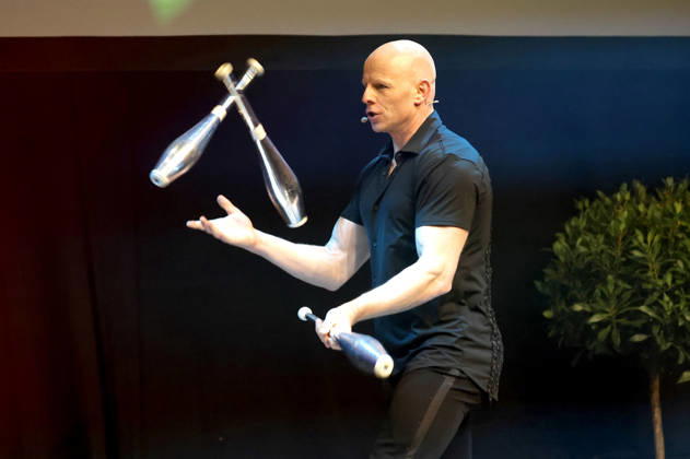 Till Schleinitz TJ Wheels bei der 10. Verleihung des Comedy-Preises Recklinghäuser Hurz im Ruhrfestspielhaus. Recklinghausen, 21.09.2026
