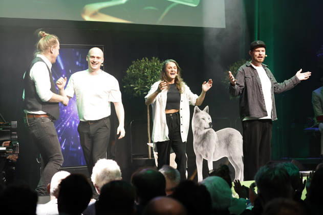 Gude Leude bei der 10. Verleihung des Comedy-Preises Recklinghäuser Hurz im Ruhrfestspielhaus. Recklinghausen, 21.09.2026