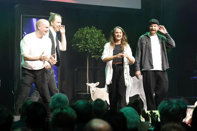Gude Leude bei der 10. Verleihung des Comedy-Preises Recklinghäuser Hurz im Ruhrfestspielhaus. Recklinghausen, 21.09.2026