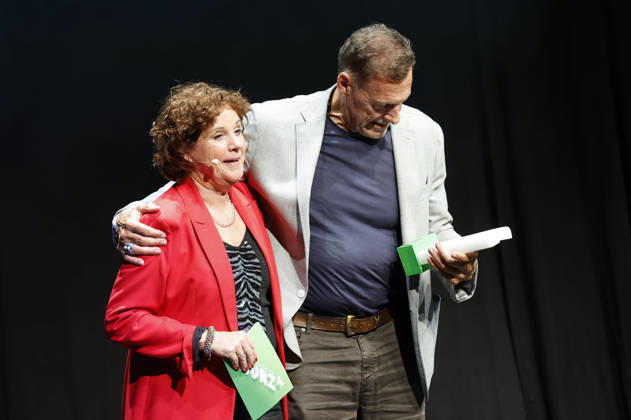 Steffi Neu und Ralf Moeller bei der 10. Verleihung des Comedy-Preises Recklinghäuser Hurz im Ruhrfestspielhaus. Recklinghausen, 21.09.2026