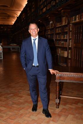 IPA88844303 - Rome, Ministry of Culture: Ceremony to Award the Star to Franco Nero. Pictured: Antonio Saccone Copyright: xVincenzoxLandix xVincenzoxLandix IPA88844303