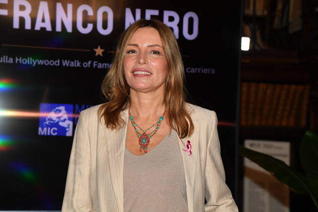 IPA88844347 - Rome, Ministry of Culture: Ceremony to Award the Star to Franco Nero. Pictured: Lucia Borgonzoni Copyright: xVincenzoxLandix xVincenzoxLandix IPA88844347