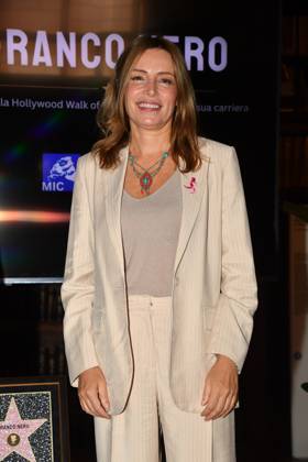 IPA88844326 - Rome, Ministry of Culture: Ceremony to Award the Stella to Franco Nero. Pictured: Lucia Borgonzoni Copyright: xVincenzoxLandix xVincenzoxLandix IPA88844326