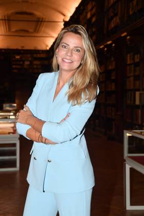 IPA88844614 - Rome, Ministry of Culture: Ceremony to Award the Star to Franco Nero. Pictured: Alessandra Viero Copyright: xVincenzoxLandix xVincenzoxLandix IPA88844614