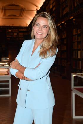 IPA88844617 - Rome, Ministry of Culture: Ceremony to Award Franco Nero the Stella Award. Pictured: Alessandra Viero Copyright: xVincenzoxLandix xVincenzoxLandix IPA88844617