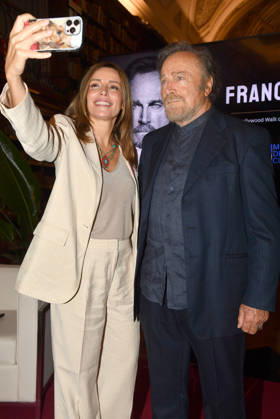 IPA88844601 - Rome, Ministry of Culture: Celebration for Franco Nero’s Stella Award. Pictured: Franco Nero and Lucia Borgonzoni Copyright: xVincenzoxLandix xVincenzoxLandix IPA88844601