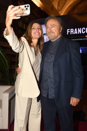 IPA88844606 - Rome, Ministry of Culture: Celebration for Franco Nero’s Stella Award. Pictured: Franco Nero and Lucia Borgonzoni Copyright: xVincenzoxLandix xVincenzoxLandix IPA88844606