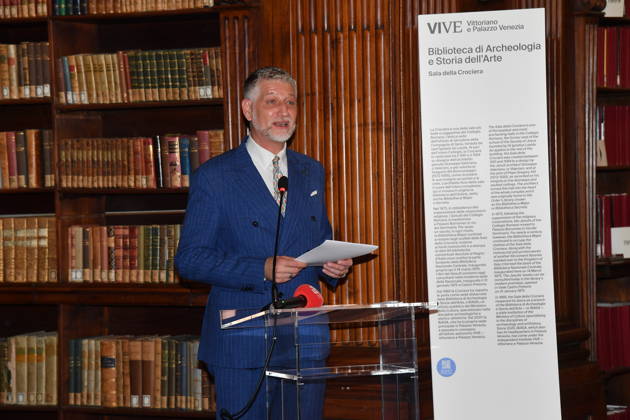 IPA88844435 - Rome, Ministry of Culture: Ceremony to Award the Stella to Franco Nero. Pictured: Alessandro Giuli Copyright: xVincenzoxLandix xVincenzoxLandix IPA88844435