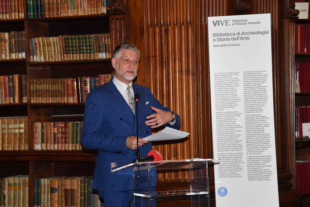 IPA88844440 - Rome, Ministry of Culture: Ceremony to Award the Star to Franco Nero. Pictured: Alessandro Giuli Copyright: xVincenzoxLandix xVincenzoxLandix IPA88844440