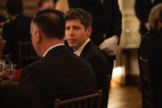 Open AI CEO Sam Altman attends a state dinner for Chinese President Xi Jinping at the White House in Washington DC on Thursday, September 24, 2026. Xi is on a three-day state visit to the U.S. and will hold talks with U.S. officials on tariffs, AI, and other issues.  WAX20260924985 AnnabellexGordon