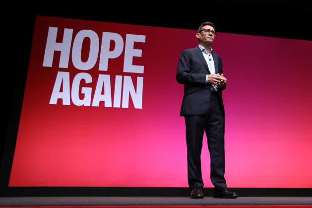 September 29, 2026, Liverpool, Engalnd, United Kingdom: UK Prime Minister Andy Burnham delivers his keynote speech during the Labour Party Annual Conference at Liverpool Experience Campus in Liverpool, England. Liverpool United Kingdom - ZUMAa279 20260929_zsp_a279_093 Copyright: xZeynepxDemirxAslimx