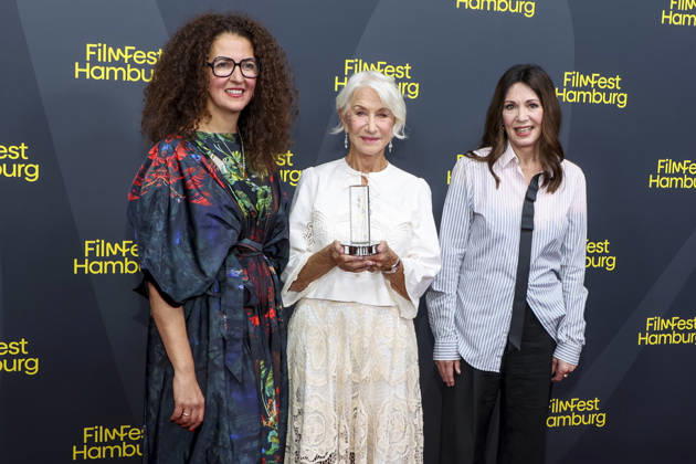 ABB FILMFEST- Malika Rabahallah, Helen Mirren, Iris Berben, Verleihung bei der Verleihung des Douglas Sirk Preis Roter Teppich auf dem FilmFest Hamburg 2026 im Kino Cinemaxx Dammtor in Hamburg am 29.09.2026 Hamburg Deutschland