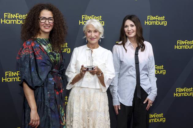 ABB FILMFEST- Malika Rabahallah, Helen Mirren, Iris Berben, Verleihung bei der Verleihung des Douglas Sirk Preis Roter Teppich auf dem FilmFest Hamburg 2026 im Kino Cinemaxx Dammtor in Hamburg am 29.09.2026 Hamburg Deutschland