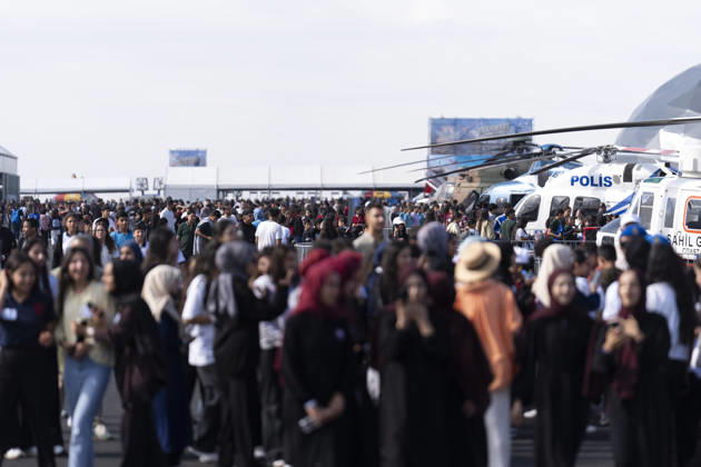 TEKNOFEST Southeast in Turkiye s Sanliurfa SANLIURFA, TURKIYE - OCTOBER 1: TEKNOFEST Southeast, the world’s largest aviation, space, and technology festival, opens its doors to visitors on the second day of its 15th edition at Sanliurfa GAP Airport in Sanliurfa, Turkiye, on October 1, 2026. Bunyamin Celik Anadolu Sanliurfa Turkey. Editorial use only. Please get in touch for any other usage. Copyright: x2026xAnadoluxBunyaminxCelikx