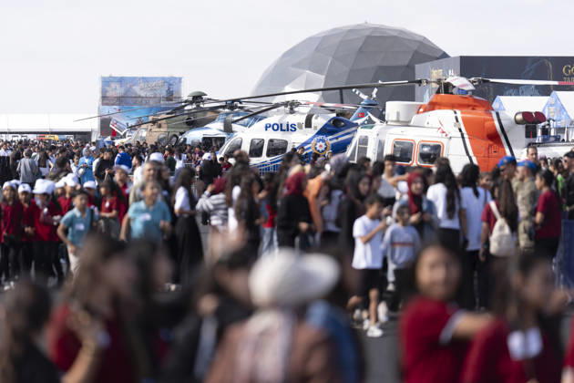 TEKNOFEST Southeast in Turkiye s Sanliurfa SANLIURFA, TURKIYE - OCTOBER 1: TEKNOFEST Southeast, the world’s largest aviation, space, and technology festival, opens its doors to visitors on the second day of its 15th edition at Sanliurfa GAP Airport in Sanliurfa, Turkiye, on October 1, 2026. Bunyamin Celik Anadolu Sanliurfa Turkey. Editorial use only. Please get in touch for any other usage. Copyright: x2026xAnadoluxBunyaminxCelikx
