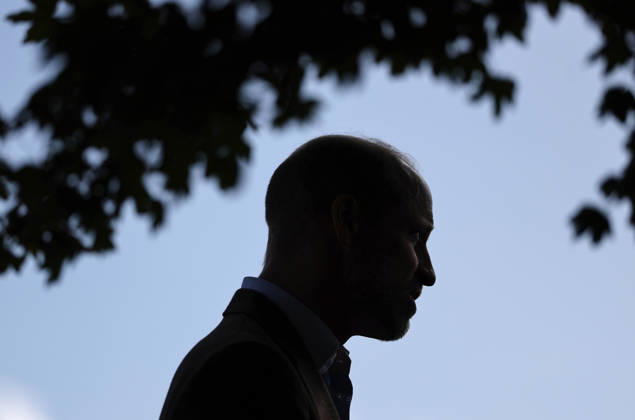 The Prince Of Wales Visits Monmouthshire And Herefordshire ABERGAVENNY, WALES - OCTOBER 01: Prince William, Prince Of Wales listens to representatives during a visit to the charity Stump Up For Trees, to hear about the charity s goal of planting one million native trees across South Wales, at White Castle Farm on October 01, 2026 in Abergavenny, Wales. The Prince of Wales also visited the region to meet with those tackling the threat of flooding caused by extreme weather conditions., Credit:Chris Jackson PA ROTA - B68 Avalon United Kingdom, Wales, Abergavenny  Copyright: xChrisxJacksonx xPAxROTAx-xB68x xAvalonx 1139798720