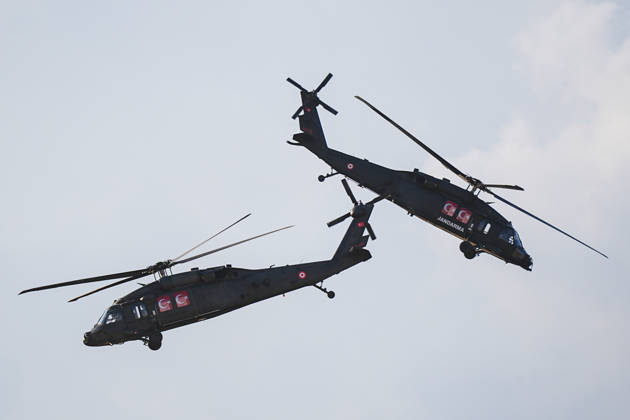 TEKNOFEST Southeast in Turkiye s Sanliurfa SANLIURFA, TURKIYE - OCTOBER 1: The Turkish Gendarmerie s Steel Wings team performs a demonstration flight during TEKNOFEST Southeast, world s largest aviation, space, and technology festival at the Sanliurfa GAP Airport for its 15th edition in Sanliurfa, Turkiye on October 01, 2026. Adem Kutucu Anadolu Sanliurfa Turkey. Editorial use only. Please get in touch for any other usage. Copyright: x2026xAnadoluxAdemxKutucux